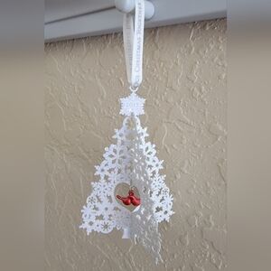 Hallmark 2013 "Our Christmas Together" White Tree Cardinal Ornament
